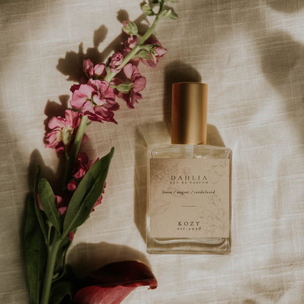 Dahlia | Eau De Parfum – Kozy Kandles Handmade Soy Candles