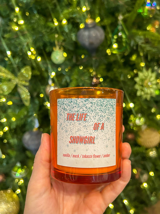 The Life Of A Showgirl candle
